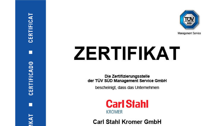 Re-Zertifizierung nach ISO 9001:2015 und ISO 14001:2015