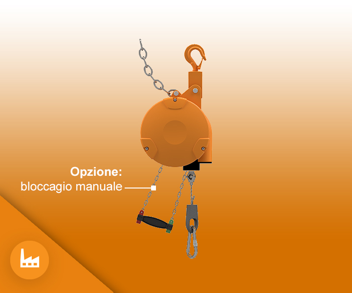 Bilanciatore di Kromer da capacità 100 kg con arresto