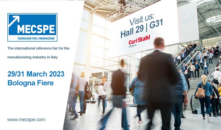 Visit us at MECSPE 2023 in Bologna